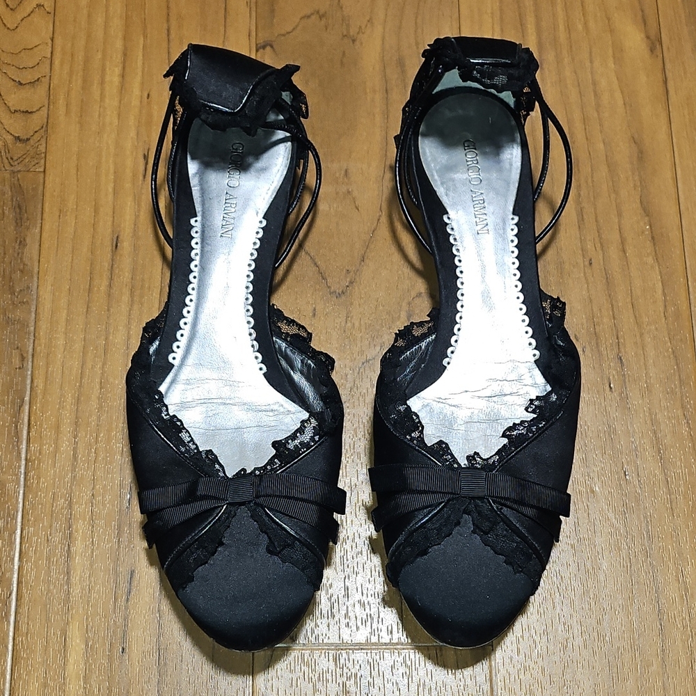 Giorgio Armani Lacey Smoking Shoes